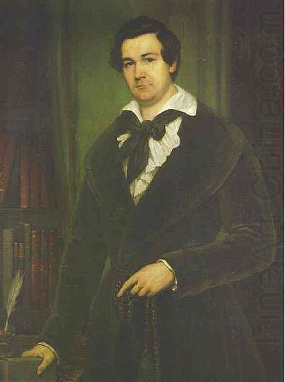 Vasily Tropinin Portrait of Vasily Karatygin, oil painting picture